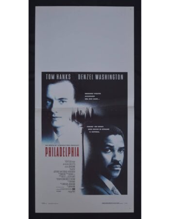 Philadelphia (1993) di Jonathan Demme - Locandina originale prima edizione cm. 33x70 RARITA'