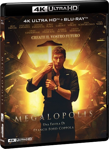 Megalopolis (2024) di Francis Ford Coppola (4K Ultra Hd+Blu-Ray Hd)