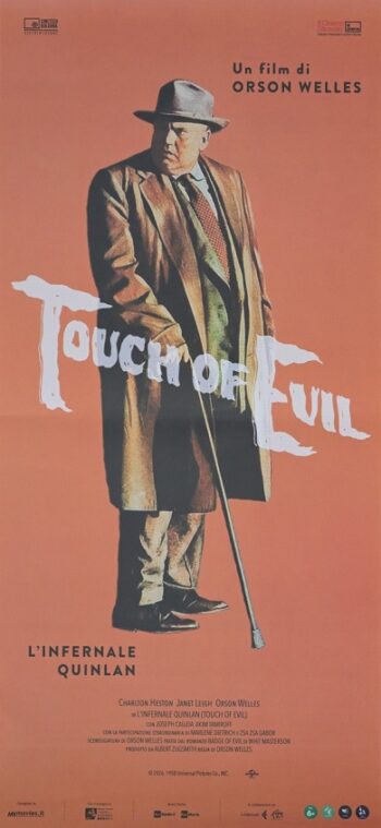 Touch of Evil di Orson Welles (edizione restaurata 2026) Locandina prima edizione cm. 33×70 RARITA'